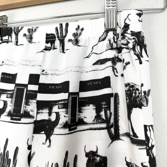 Katie Kime Marfa Toile Pajama Pants Girls Size 10 Preppy Texas Western Rustic - Picture 2 of 7